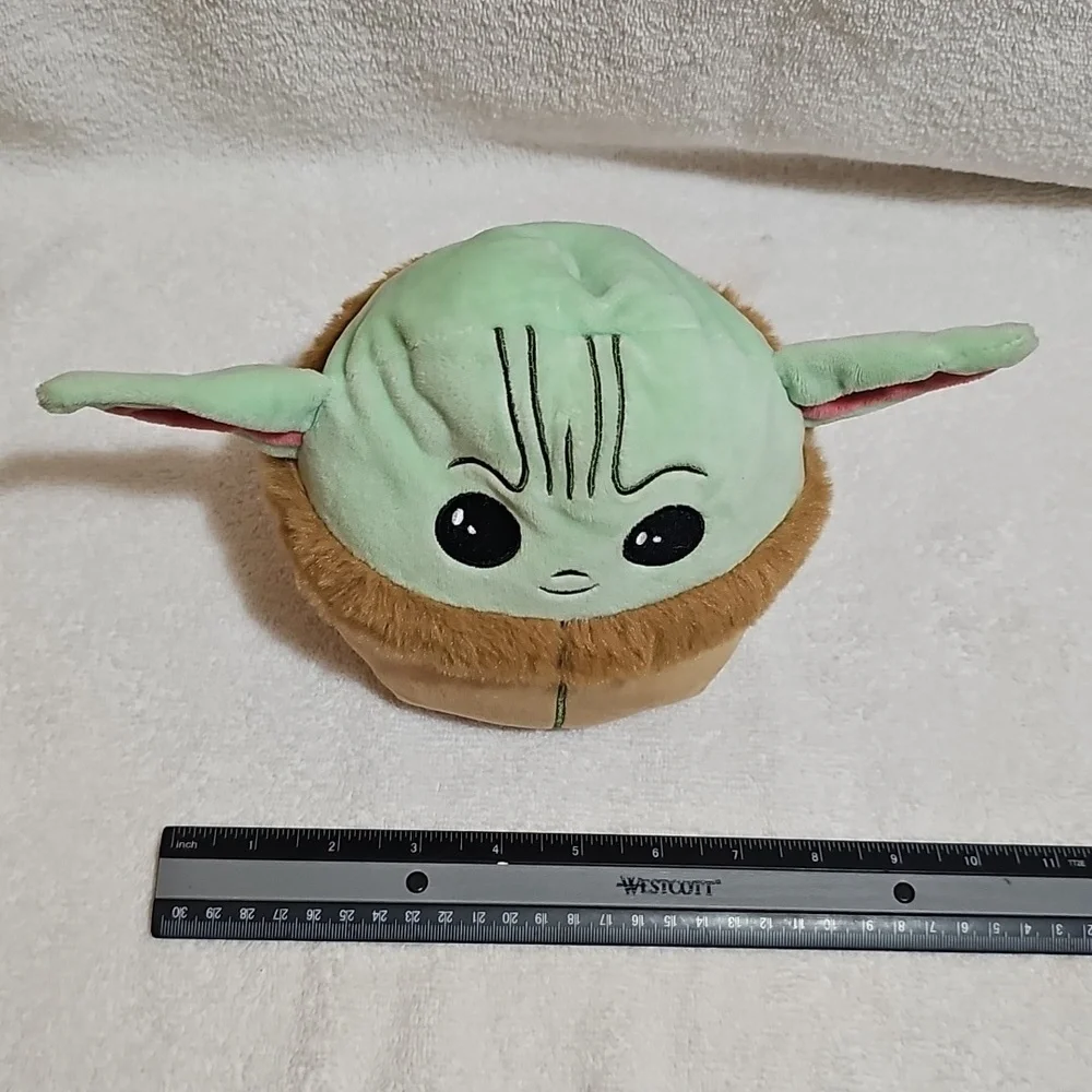 Baby Yoda, Groot Reversible Plush Toy Used